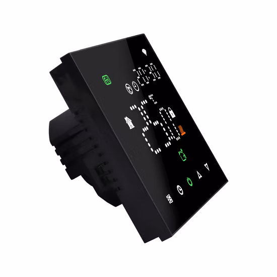 Thermostat d'ambiance LCD programmable hebdomadaire intelligent pour système HVAC de chauffage et de refroidissement